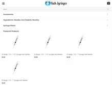 Tablet Screenshot of bulksyringes.com
